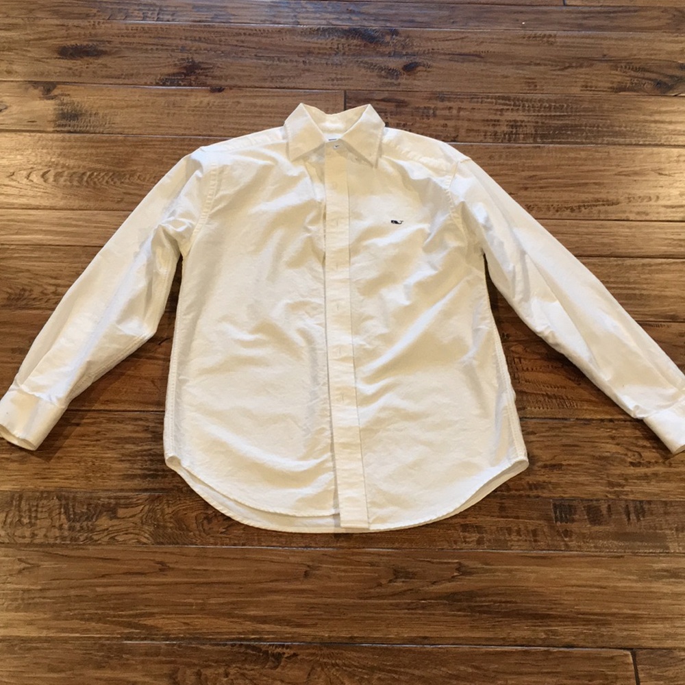 Vineyard vines button-down shirt.